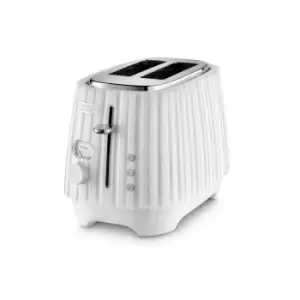 Image of DeLonghi Ballerina CTD2003.W 2 Slice Toaster