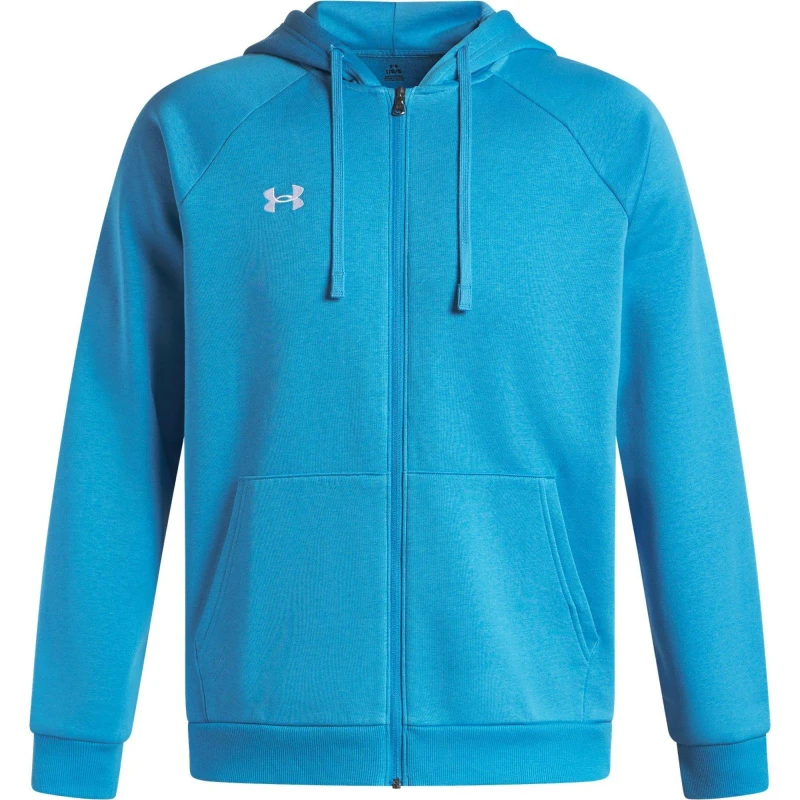 Image of Under Armour UA Rival Fleece Full-Zip Hoodie Mens Blue male S
