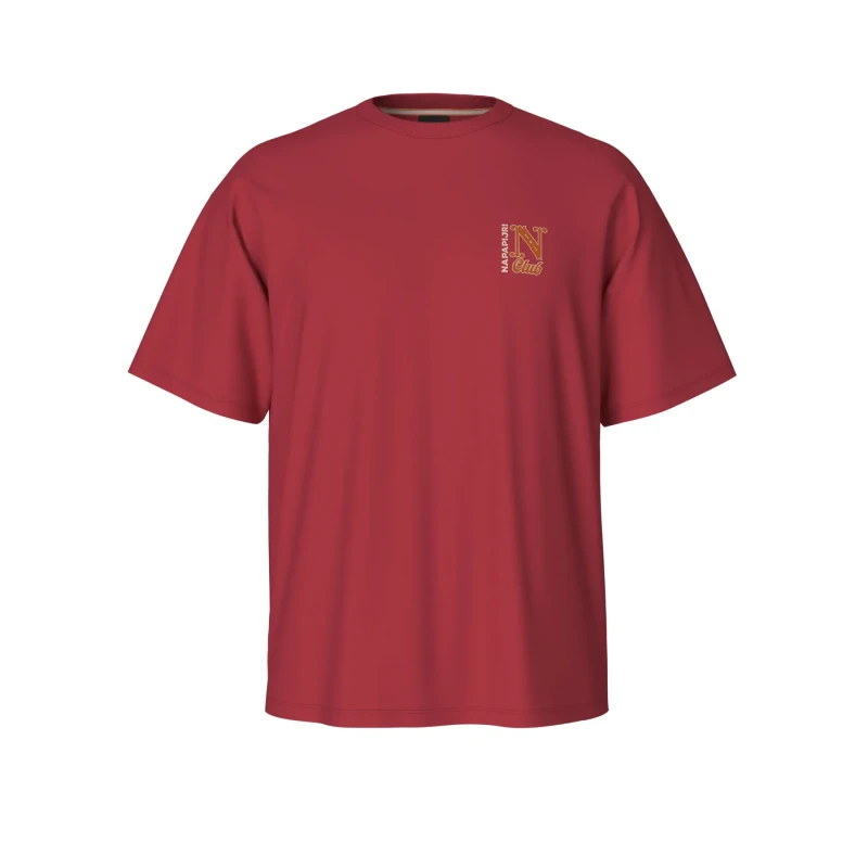 Image of T-Shirt Napapijri Fluorite Rouge Male M