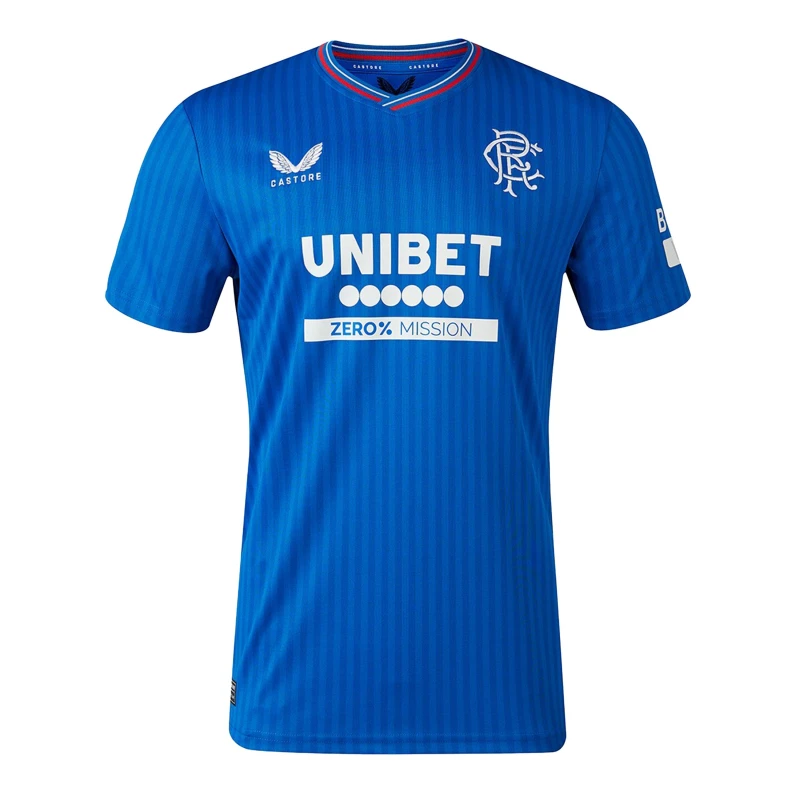 Image of Castore Rangers Home Shirt 2023 2024 Adults - Blue Blue S