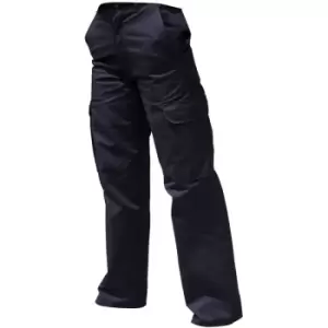 Image of Warrior - Womens/Ladies Cargo Workwear Trousers (12/R) (Harbour Navy) - Harbour Navy