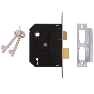 Image of Union 2295 2 Lever Mortice Sashlock Polished Brass 76mm 3" Box