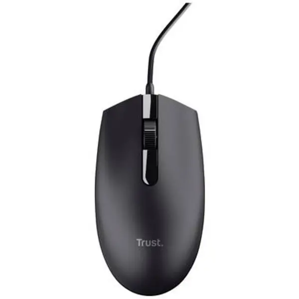 Image of Trust TM-101 Mouse USB Optical Black 3 Buttons 1200 dpi Built-in scroll wheel