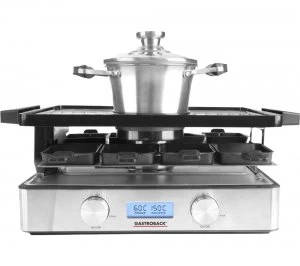 Image of Gastroback Design 42562 Advanced Plus Raclette Fondue Set - Silver