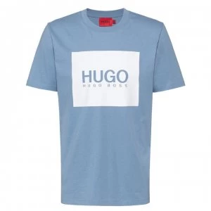 Image of Hugo Boss Dolive 212 Logo T-Shirt Medium Blue Size M Men