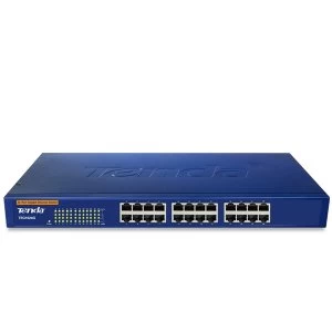 Image of Tenda TEG1024G Unmanaged network switch Blue network switch UK Plug