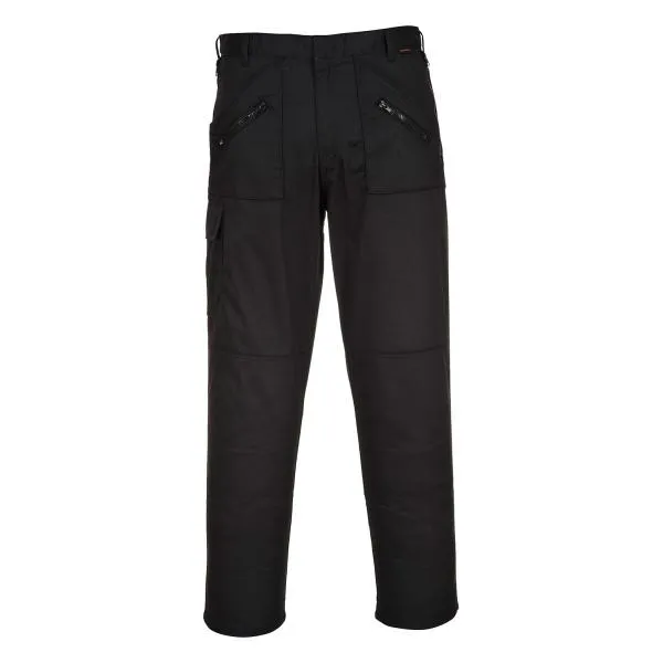 Image of Portwest Action Trousers S887BKR28 Colour: Black