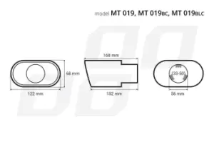 Image of AMiO Tailpipe 02191 Baffle, tailpipe