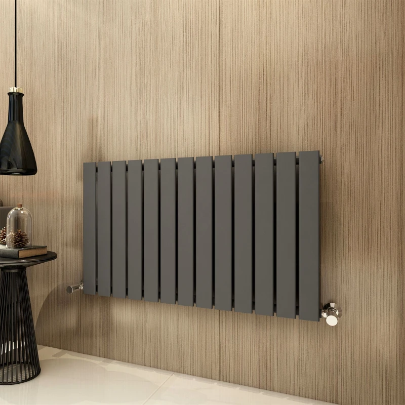 Image of MCC Direct Designer Flat Panel Single Radiator 600x884mm Anthracite Grey