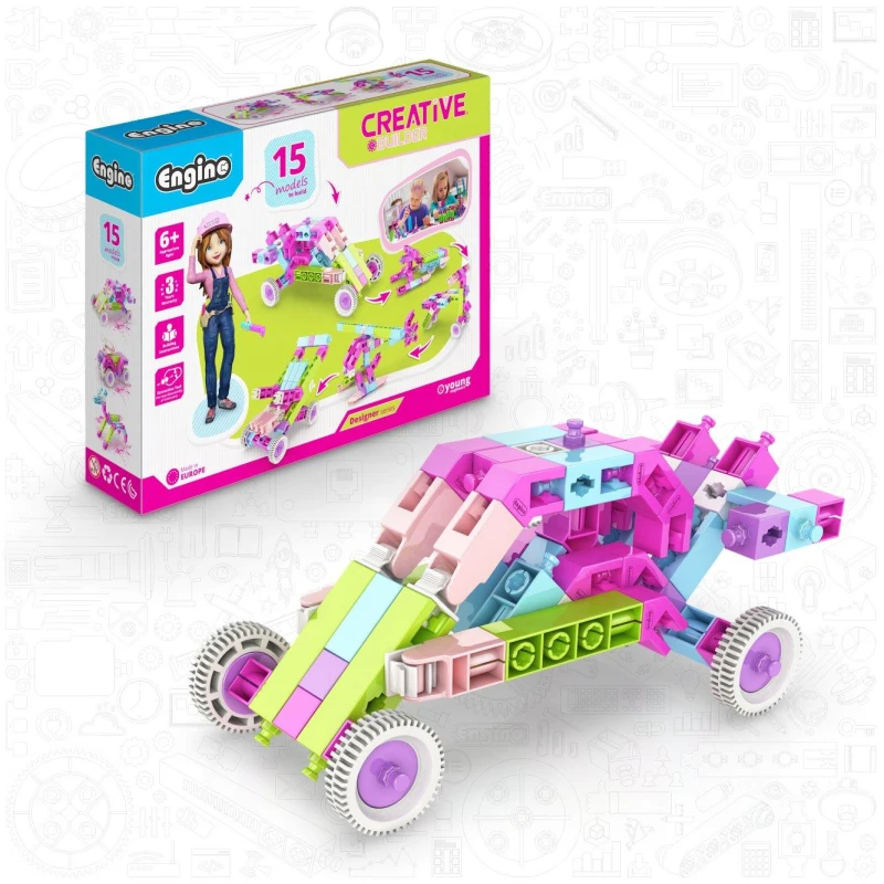 Image of Engino Creative Builder 15 Models Designer Set Multi unisex