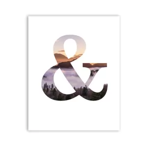 Image of Ampersand Photo Upload A4 Framed Print