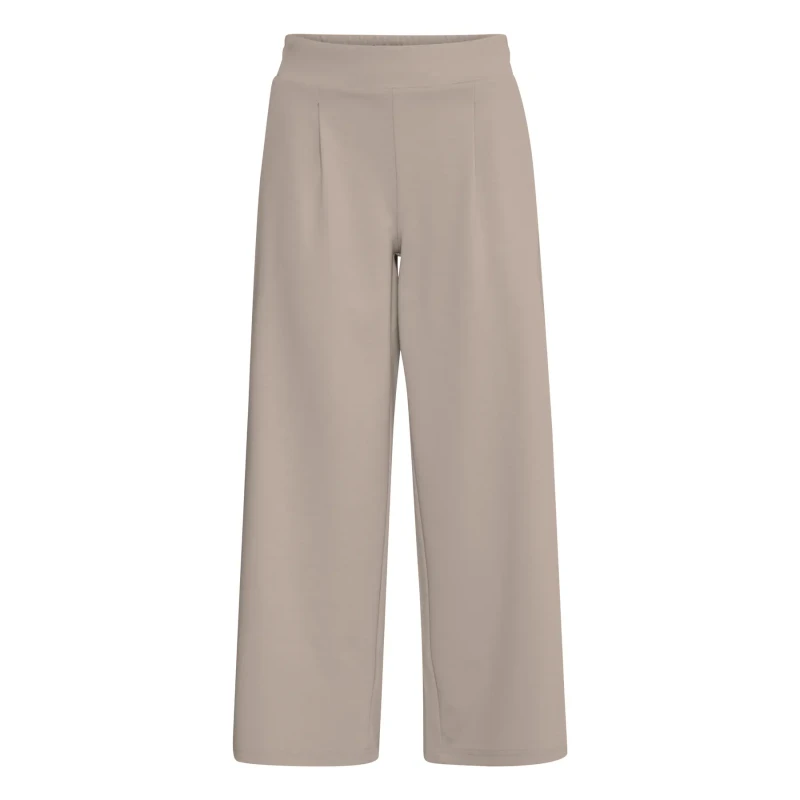 Image of Ichi Womens wide-leg trousers Ichi Kate Beige Female S
