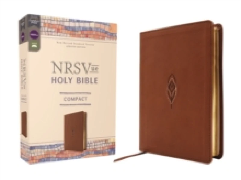 Image of NRSVue, Holy Bible, Compact, Leathersoft, Brown, Comfort Print. Leather / fine binding Books