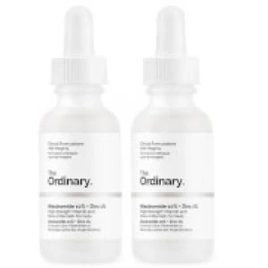 Image of The Ordinary Niacinamide 10% + Zinc 1% High Strength Vitamin and Mineral Blemish Formula Duo 2 x 30ml