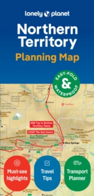 Image of Lonely Planet Northern Territory Planning Map Sheet map, folded