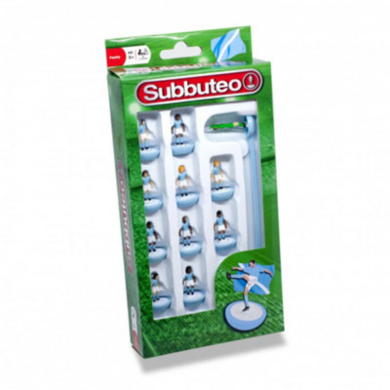 Image of Paul Lamond Games Subbuteo Light Blue And White Player Set - Brand New And Sealed