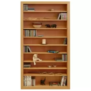 Image of Techstyle Baltimore Large 730 Cd / 300 DVD / Bluray / Media Storage Shelves Beech