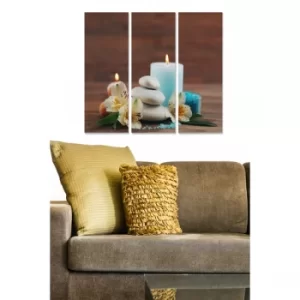 Image of MDF406635529 Multicolor Decorative MDF Painting (3 Pieces)