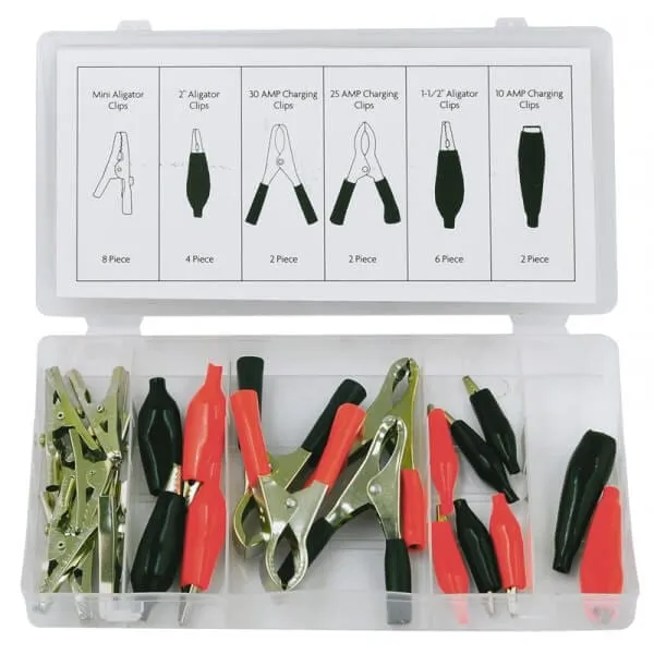 Image of Rolson 24PC Electrical Clip Asst