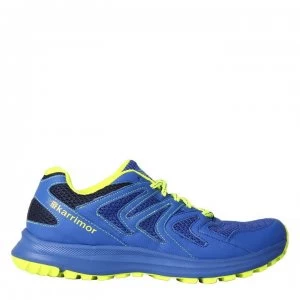 Image of Karrimor Caracal Mens Trail Running Shoes - Blue/Lime