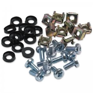 Image of Dynamode M6 Cage Nut Cup Washer Screw (1set=50ea.)