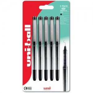 Image of Uni-Ball Eye Needle UB-185 BK Plastic Free Packaging PK5