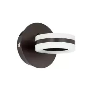 Image of Netlighting Modern LED Wall Lamp Bronze, Warm White 3000K 450lm