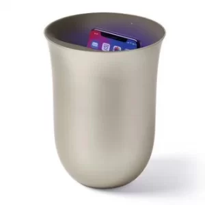 Image of Lexon Oblio Gold Wireless Charging Station and UV Sanitiser
