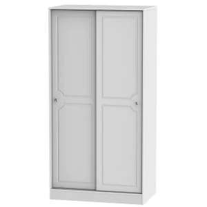 Image of Robert Dyas Montego Ready Assembled 2-Door Sliding Wardrobe