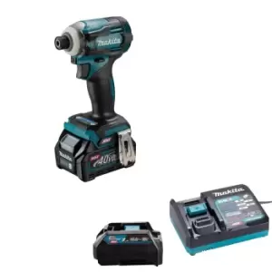 Image of Makita TD001G 40v Max XGT Cordless Brushless Impact Driver 1 x 2.5ah Li-ion Charger Case
