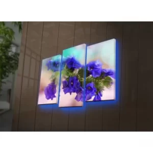 Image of 3PATDACT-20 Multicolor Decorative LED Lighted Canvas Painting (3 Pieces)
