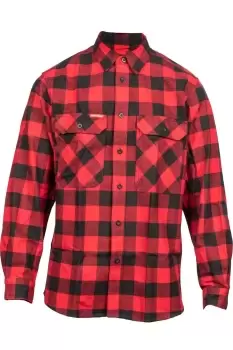 Image of Long Sleeve Check Flannel Shirt