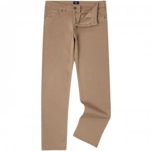Image of Gant Regular Fit Desert Jeans - Desert Brown