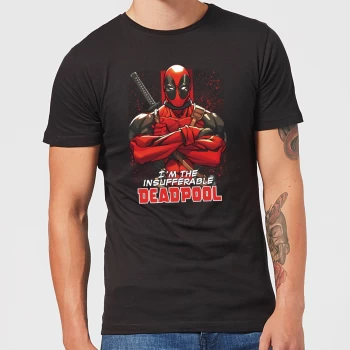 Image of Marvel Deadpool Crossed Arms T-Shirt - Black - 5XL