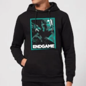 Image of Avengers Endgame War Machine Poster Hoodie - Black