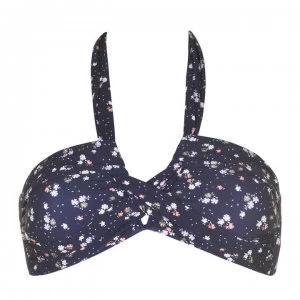 Image of Seafolly Remix Bandeau Bikini Top - Indigo