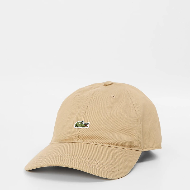 Image of Lacoste Mens Baseball Cap Beige 02S male Mens