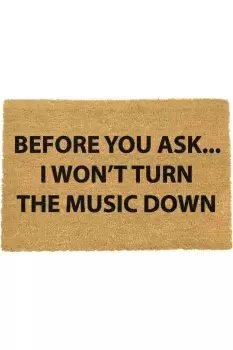 Image of Loud Music Doormat - Regular 60x40cm