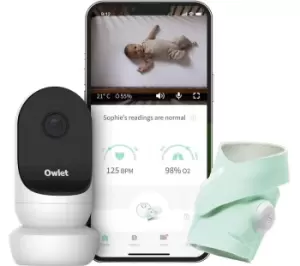 Image of OWLET Baby Monitor Duo Smart Sock 3 & Cam 2 Bundle - Mint
