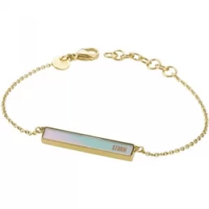 Image of Ladies STORM PVD Gold plated Silica Bracelet