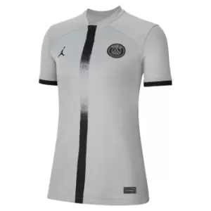 Image of Nike Paris Saint-Germain Stadium Away Shirt 2022/2023 Womens - Grey