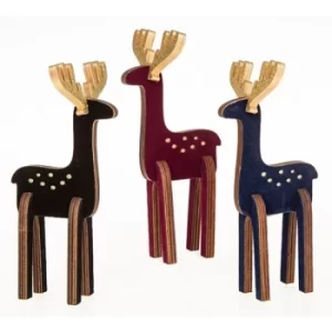 Image of Xmas Flock Standing Modern Reindeer