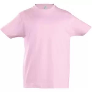 Image of SOLS Kids Unisex Imperial Heavy Cotton Short Sleeve T-Shirt (2yrs) (Medium Pink)