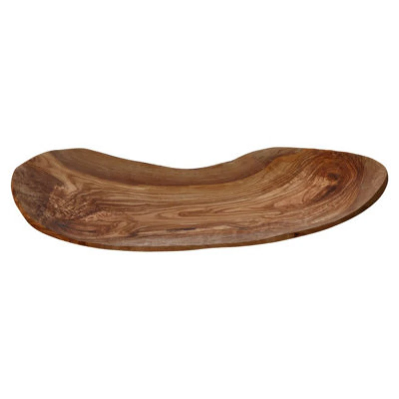 Image of Premier Housewares Kora Large Olive Wood Fruit Tray Brown