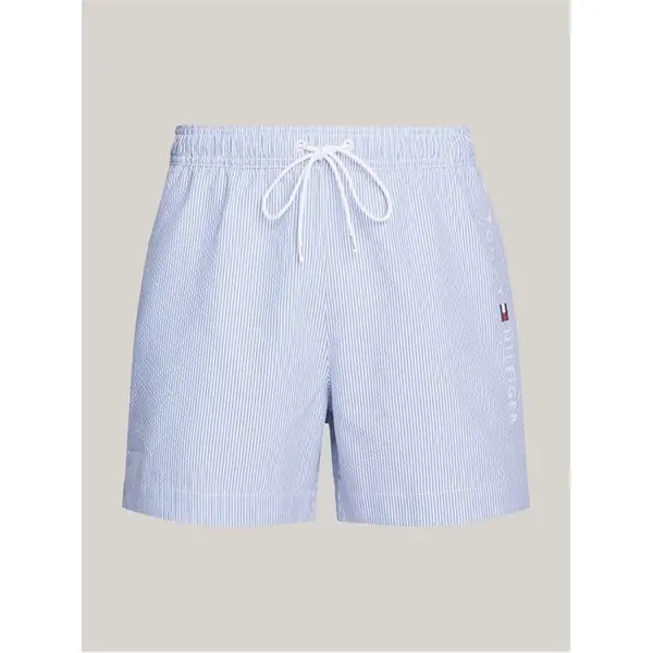 Image of Tommy Hilfiger THB SeerSucker Swim Sn42 Swim Shorts S White 35525101350