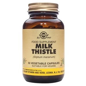 Image of Solgar Milk Thistle Vegetable Capsules 100 Veg Caps