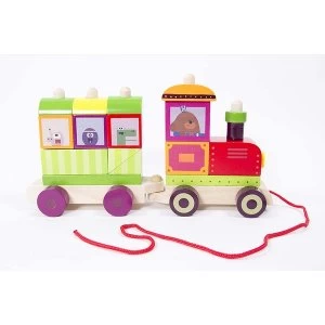Image of Hey Duggee Stacking Train Pull Along Toy