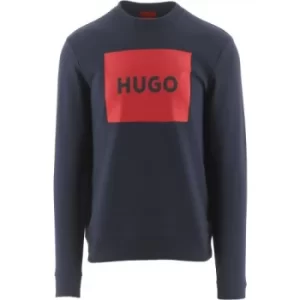 Image of HUGO Dark Blue Duragol 222 Sweatshirt