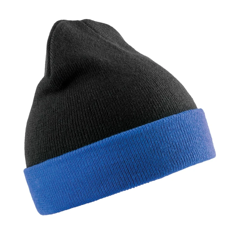 Image of Result Result Men Compass Beanie in Dark Blue Dark Blue One Size Male 5059699693197