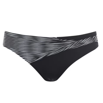 Image of Biba Monochrome Twist Front Bikini Brief - Black & White
